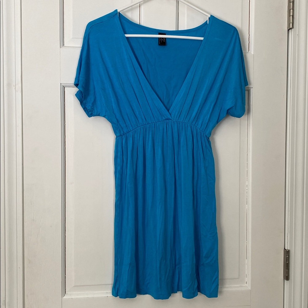 a.n.a Bright Blue Beach Coverup